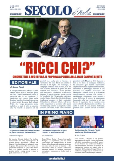 Giovedì 24 luglio 2025