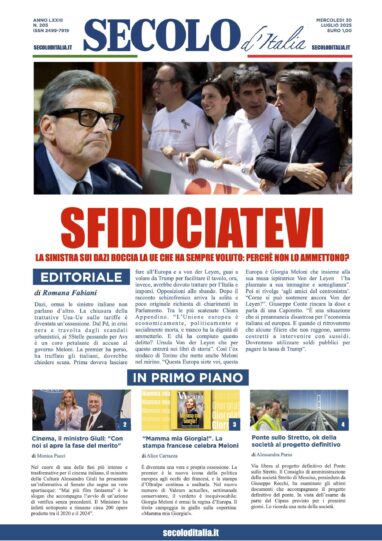 Mercoledì 30 luglio 2025