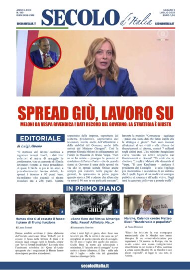 Sabato 5 luglio 2025