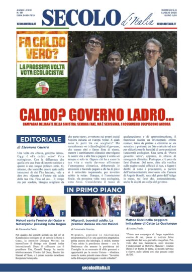 Domenica 6 luglio 2025