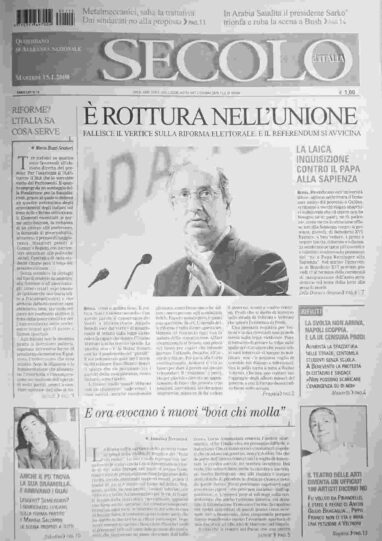 martedì 15 gennaio 2008