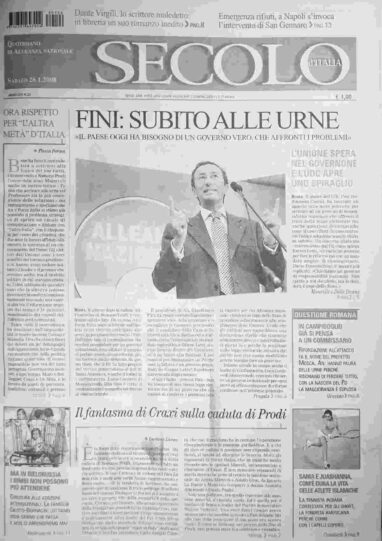 sabato 26 gennaio 2008