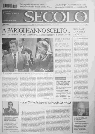 giovedì 31 gennaio 2008