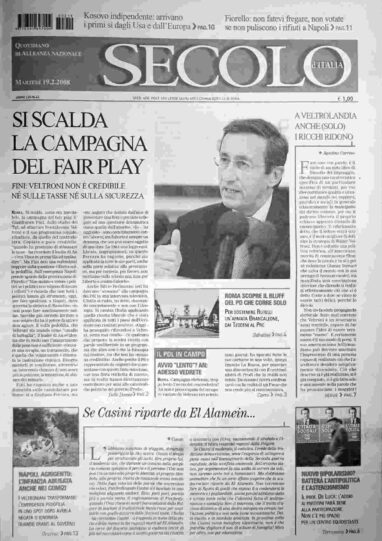 martedì 19 febbraio 2008