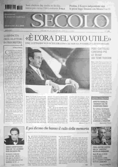 mercoledì 20 febbraio 2008