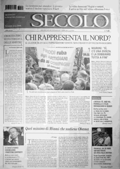 venerdì 22 febbraio 2008