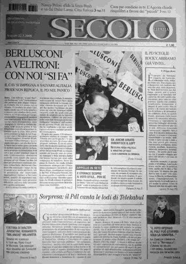 sabato 22 marzo 2008