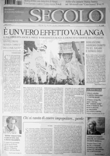 mercoledì 16 aprile 2008