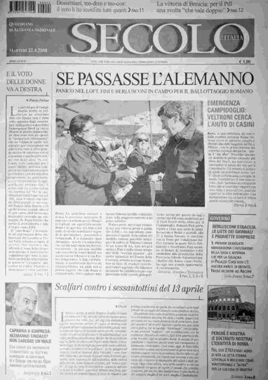 martedì 22 aprile 2008