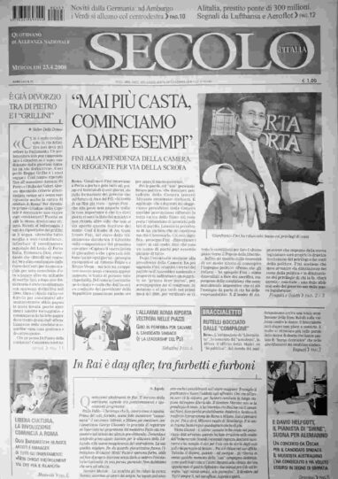 mercoledì 23 aprile 2008