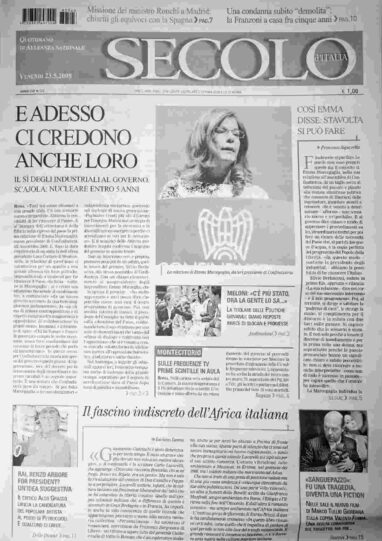 venerdì 23 maggio 2008