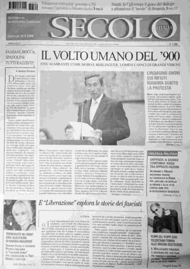 giovedì 29 maggio 2008