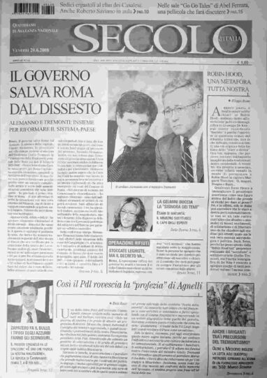 venerdì 20 giugno 2008