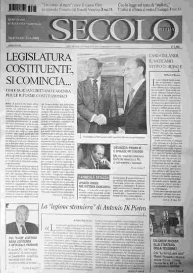 mercoledì 25 giugno 2008