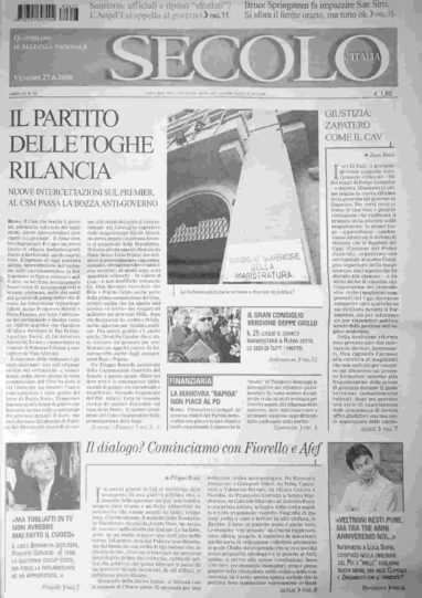 venerdì 27 giugno 2008