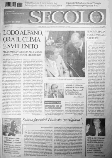 venerdì 11 luglio 2008