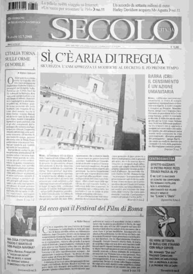 sabato 12 luglio 2008