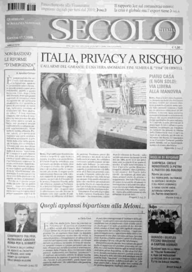 giovedì 17 luglio 2008