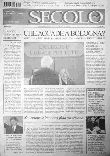 giovedì 31 luglio 2008