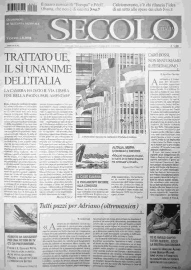 venerdì 1 agosto 2008