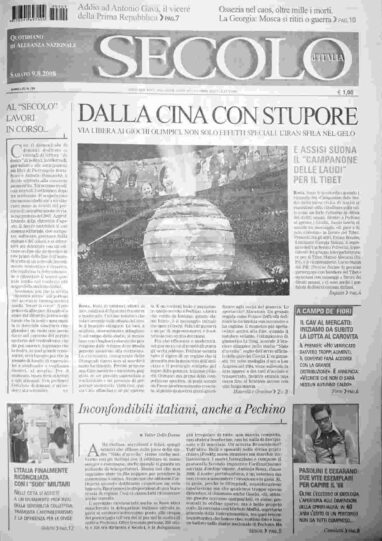 sabato 9 agosto 2008