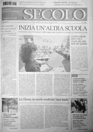 mercoledì 3 settembre 2008