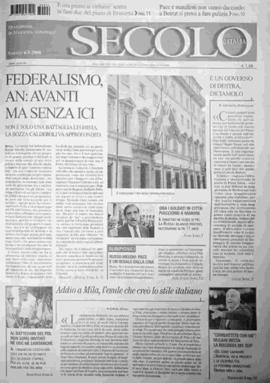 sabato 6 settembre 2008