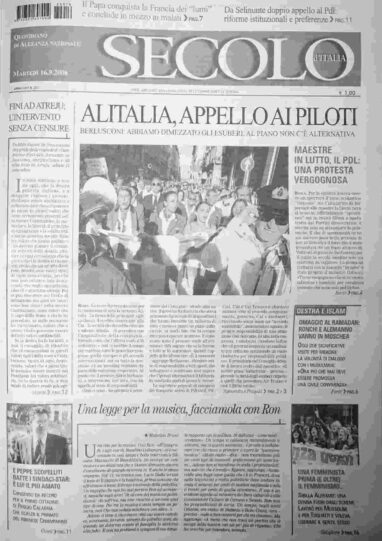 martedì 16 settembre 2008