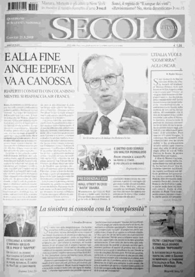 giovedì 25 settembre 2008