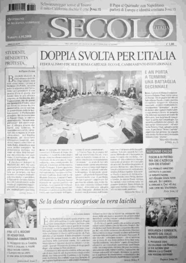 sabato 4 ottobre 2008