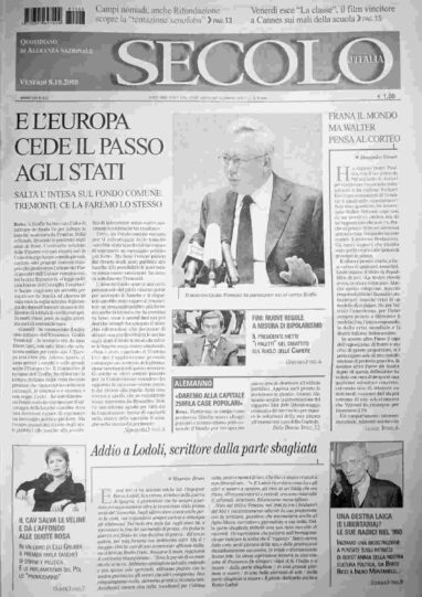 mercoledì 8 ottobre 2008