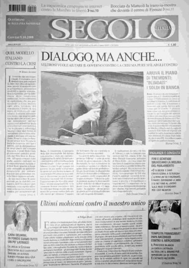 giovedì 9 ottobre 2008