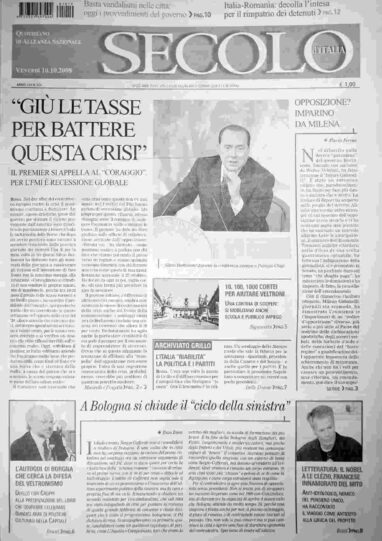 venerdì 10 ottobre 2008