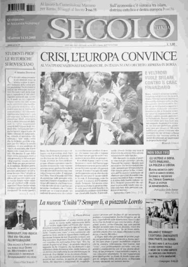 martedì 14 ottobre 2008