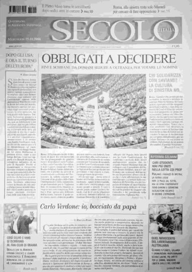 mercoledì 15 ottobre 2008