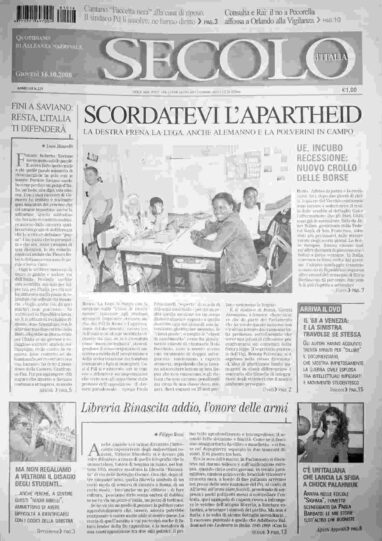 giovedì 16 ottobre 2008