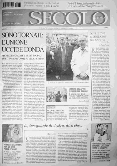 venerdì 31 ottobre 2008