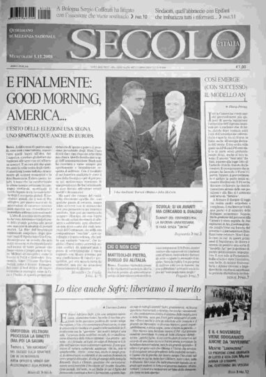 mercoledì 5 novembre 2008