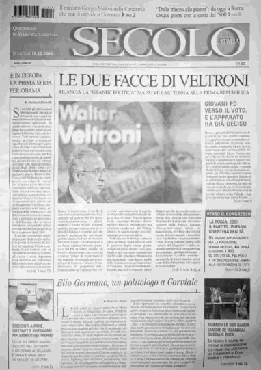 martedì 18 novembre 2008