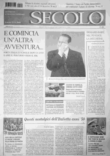 sabato 22 novembre 2008
