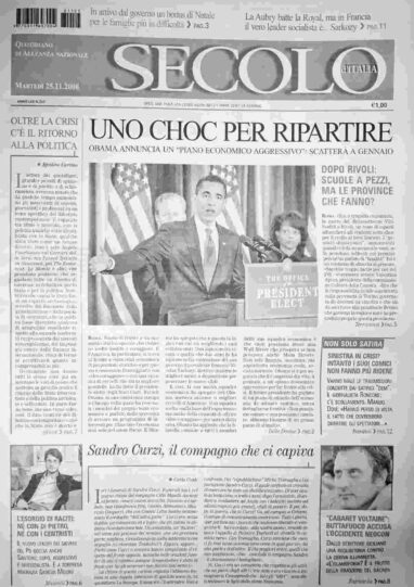 martedì 25 novembre 2008