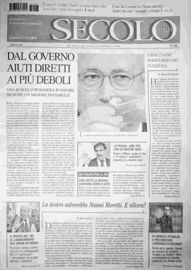 giovedì 27 novembre 2008