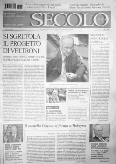 mercoledì 3 dicembre 2008