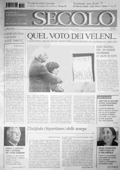 mercoledì 17 dicembre 2008