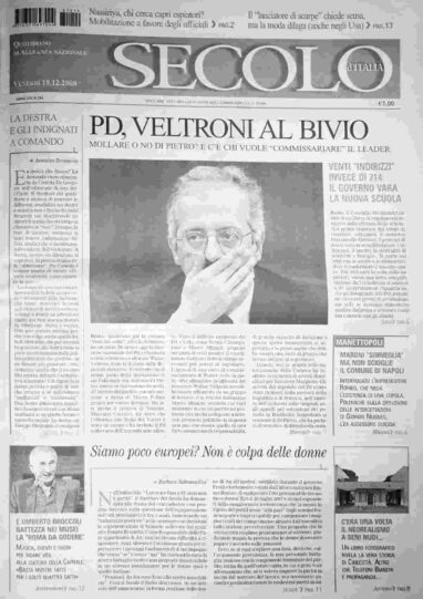 venerdì 19 dicembre 2008