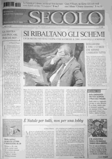 mercoledì 24 dicembre 2008