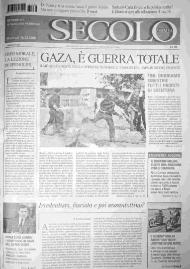 martedì 30 dicembre 2008