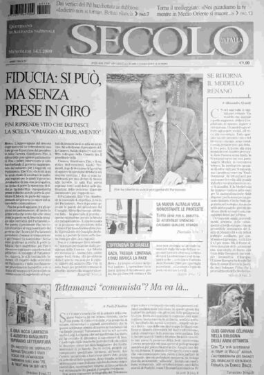 mercoledì 14 gennaio 2009