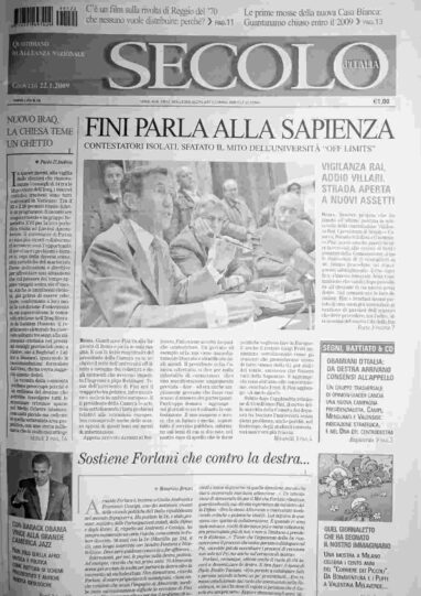 giovedì 22 gennaio 2009