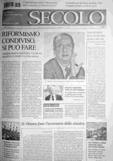 venerdì 23 gennaio 2009